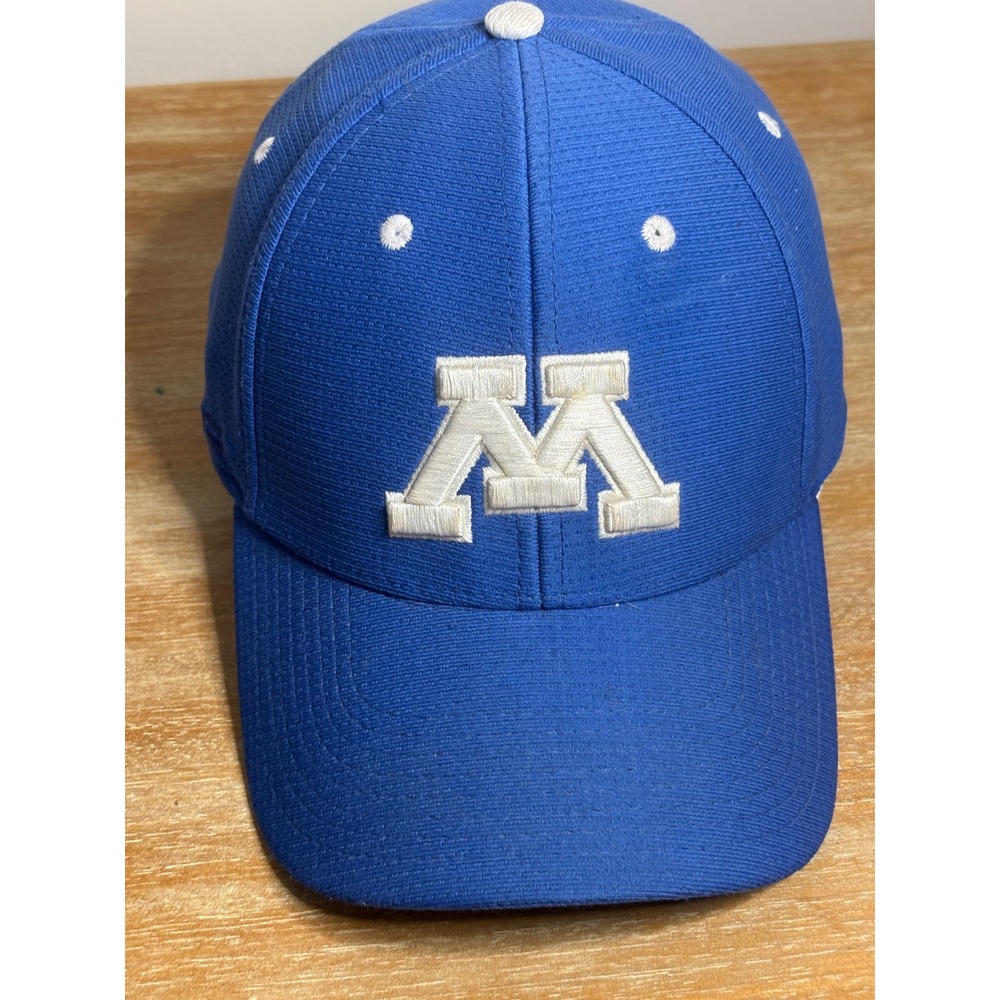 Pukka Royal Blue Flex Fit‎ Baseball Cap University M Logo Adjustable
